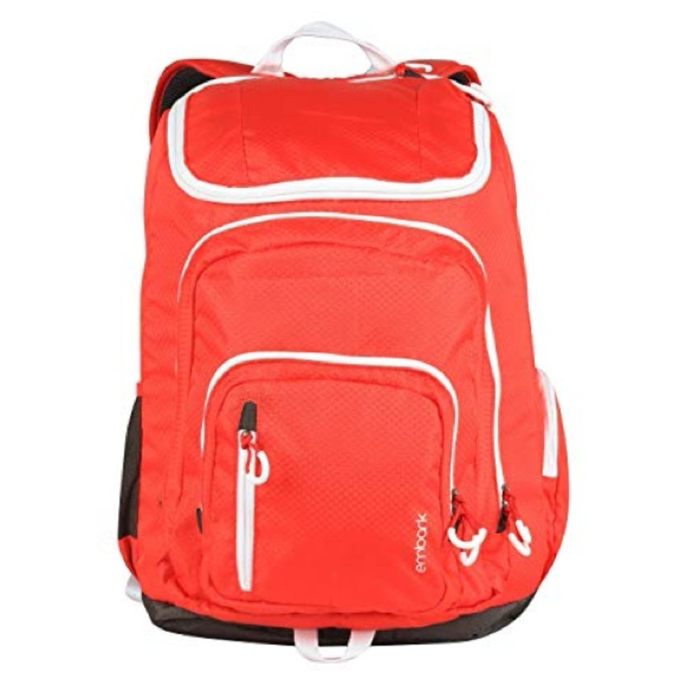 Jartop Elite 17.5" Backpack Red - Embark Top Loading Huge Capacity